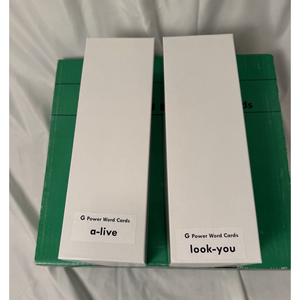 American Reading Company G Power Word Cards 2 Sleeves A-Live & Look-You